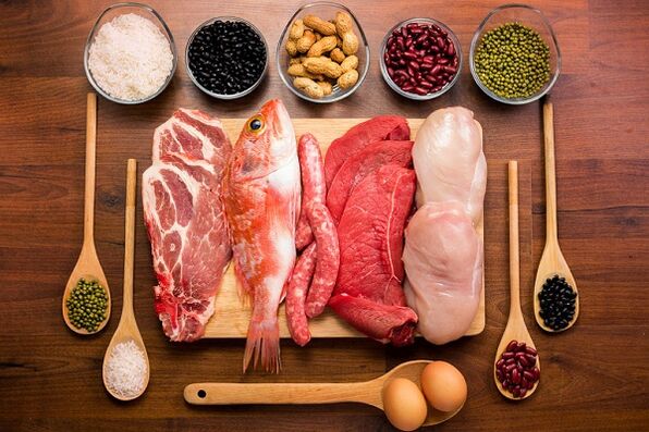 Os produtos de carne e peixe móstranse con prostatite