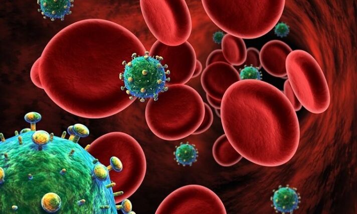 virus no corpo como causa do desenvolvemento da prostatite